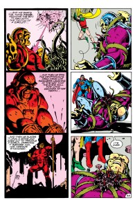 Page 36 parallels Mongul's dream with his fate.