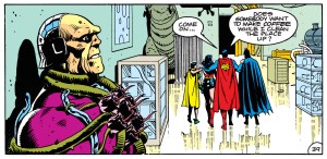 Superman is ready for his birthday party. From page 39.